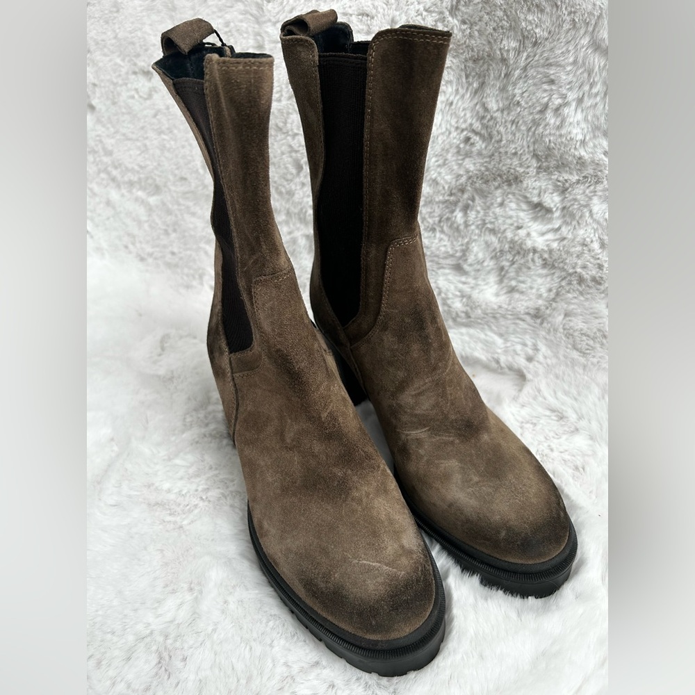 Italian Leather motorcycle street high fashion boots